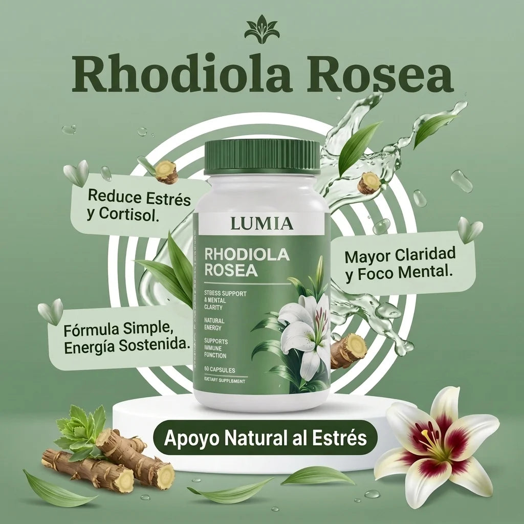Rhodiola Rosea | Balance de Cortisol para bajar de Peso