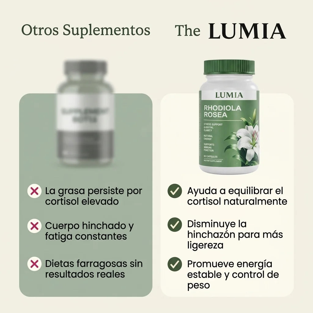 Rhodiola Rosea | Balance de Cortisol para bajar de Peso
