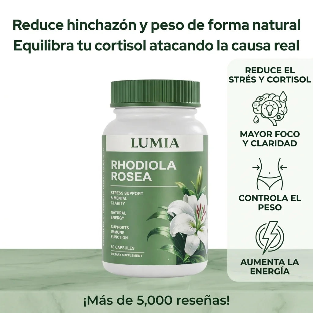 Rhodiola Rosea | Reduce Hinchazón y Apoya la Pérdida de Peso