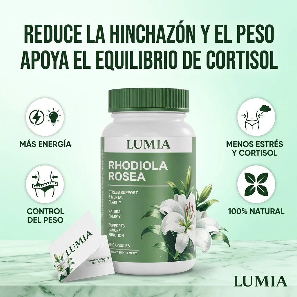 Rhodiola Rosea | Balance de Cortisol para bajar de Peso